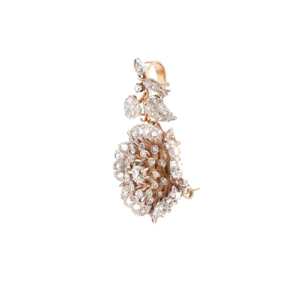Collier pendentif Idylle Blossom, or rose et diamants - Catégories